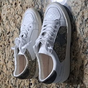 Vintage Havana Forrest RO Color: White with Glitter Size 9 US